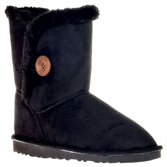 Women’s short boots with a side button