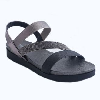 Women’s soft sandals with strasses
