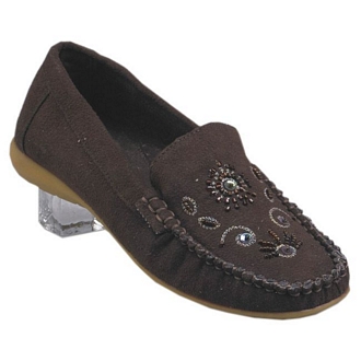 Children’s loafers with strass details