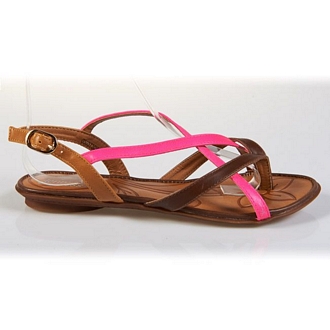 Elenross women’s slingback thong sandals with crisscrossing straps