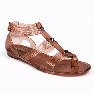 Γυναικείο πέδιλο πλαστικό με κούμπωμα πίσω - Mitsuko