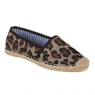 Leopard-pattern espadrilles 