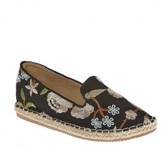 Women’s espadrilles with floral needlework