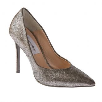 Italian metallized leather pumps