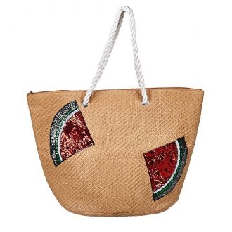Tote bag for the beach with watermelon motives - Mitsuko