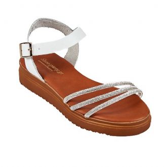 Πλατφόρμα multistrap και λουράκι αστραγάλου  - Λευκό