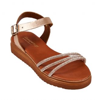 Πλατφόρμα multistrap και λουράκι αστραγάλου  - Χρυσό
