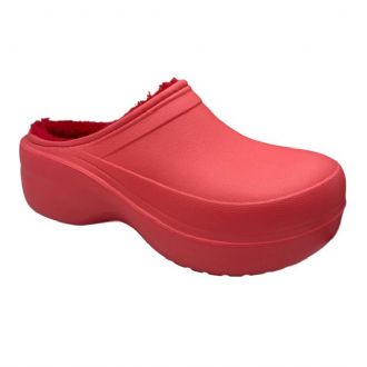 Γυναικεία παντόφλα σαμπό - Κόκκινο - Mitsuko