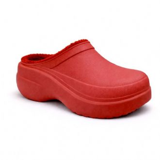 Γυναικεία παντόφλα σαμπό - Κόκκινο - Mitsuko Γυναικεία παντόφλα σαμπό - Κόκκινο - Mitsuko