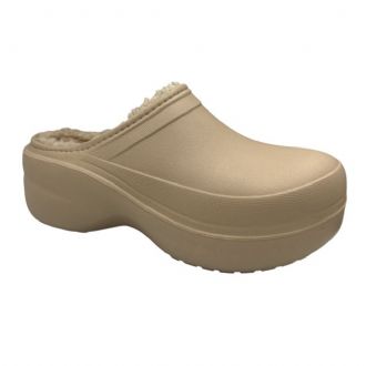 Γυναικεία παντόφλα σαμπό - Εκρού - Mitsuko