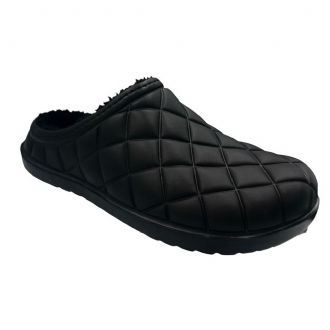 Ανδρική παντόφλα σαμπό - Μαύρο - Mitsuko