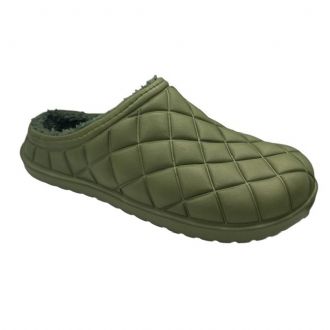 Ανδρική παντόφλα σαμπό - Λαδί - Mitsuko