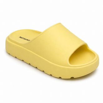 Γυναικεία δίσολη σαγιονάρα - Κίτρινο - Mitsuko